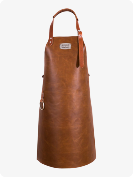 Hand Made Brown Cooking Leather Apron