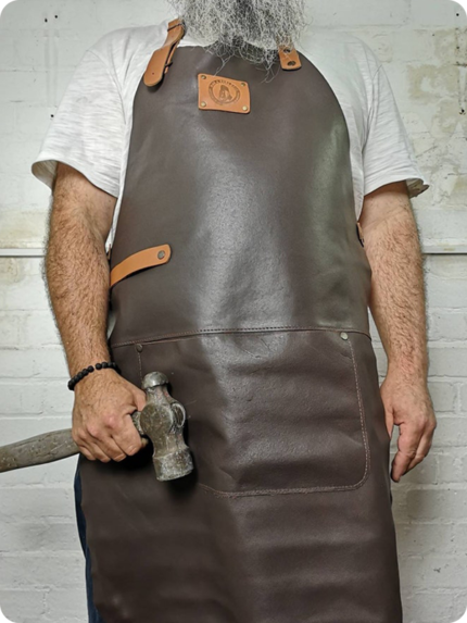 Hand Made Leather Carpenter Apron