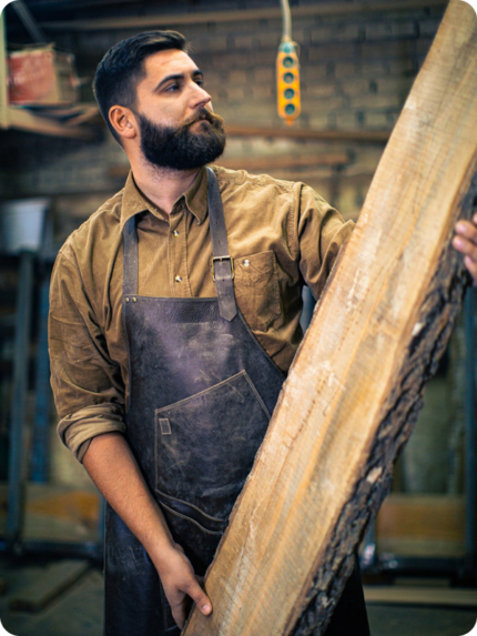 Hand Made Leather Carpenter Apron