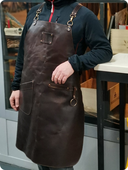 Hand Made Leather Carpenter Apron