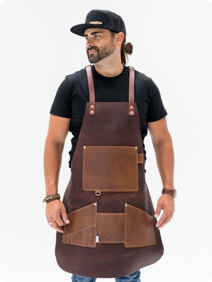 Hand Made Leather Carpenter Apron