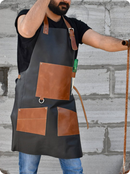 Hand Made Leather Carpenter Apron