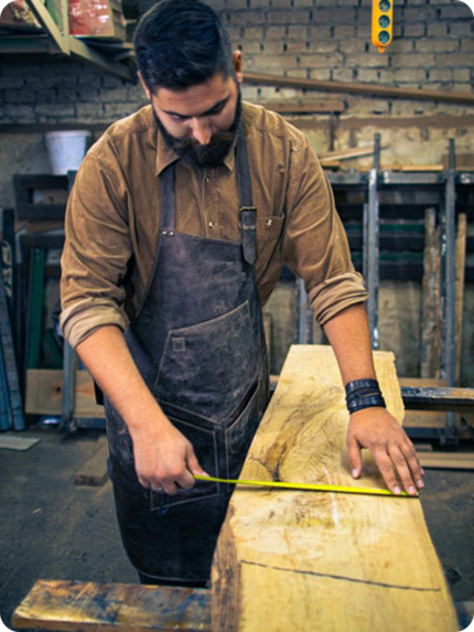 Hand Made Leather Carpenter Apron